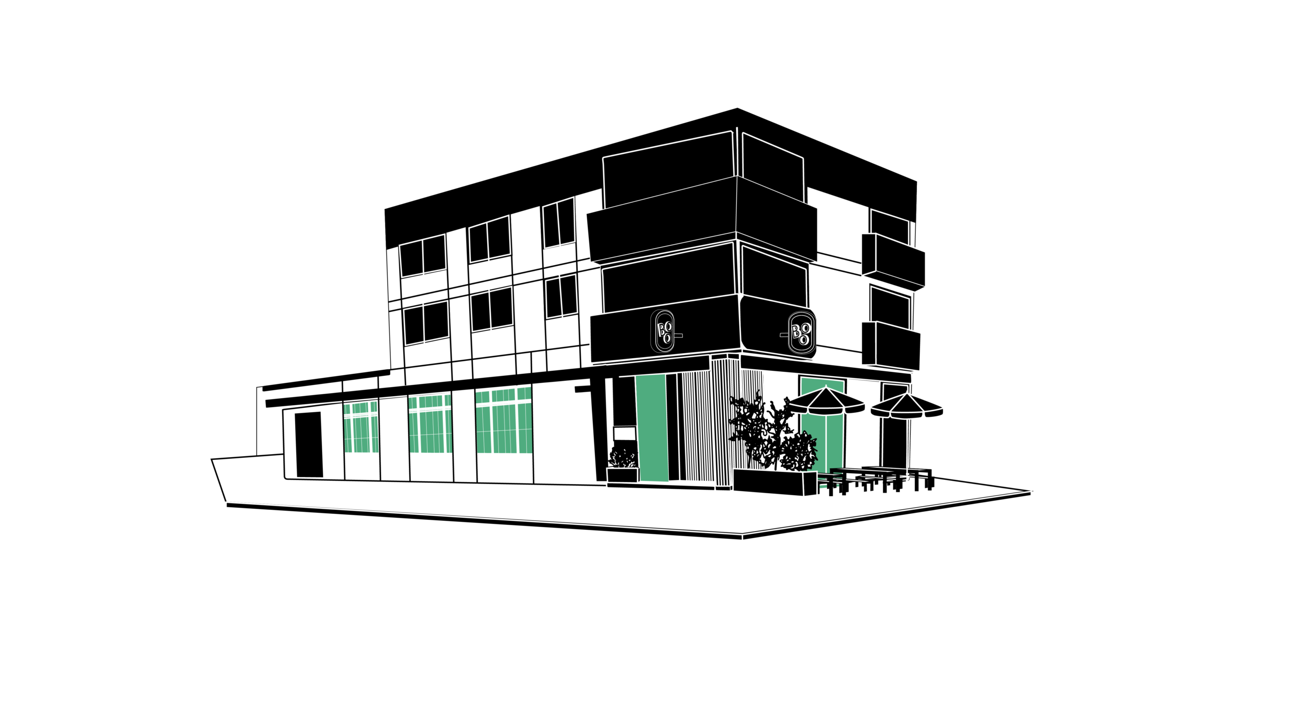 BOO Messeplatz, Thai-Restaurant beim Basler Kongresszentrum